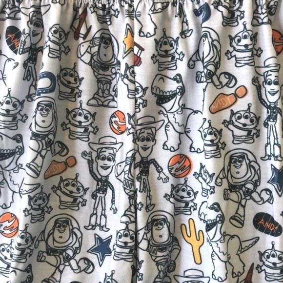 NWT PAJAMAS DISNEY TOY STORY 2 PIECE SHIRT PANTS WOODY BUZZ SUPER SOFT SIZE 4 - Picture 5 of 6